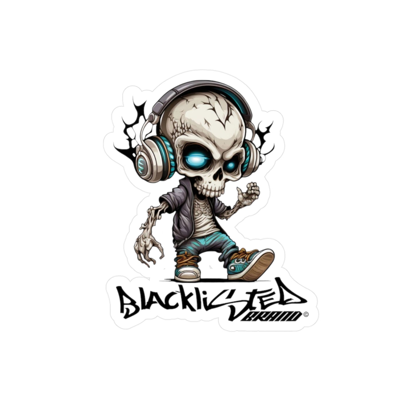 BL Logo Street Bones Vinyl Decal