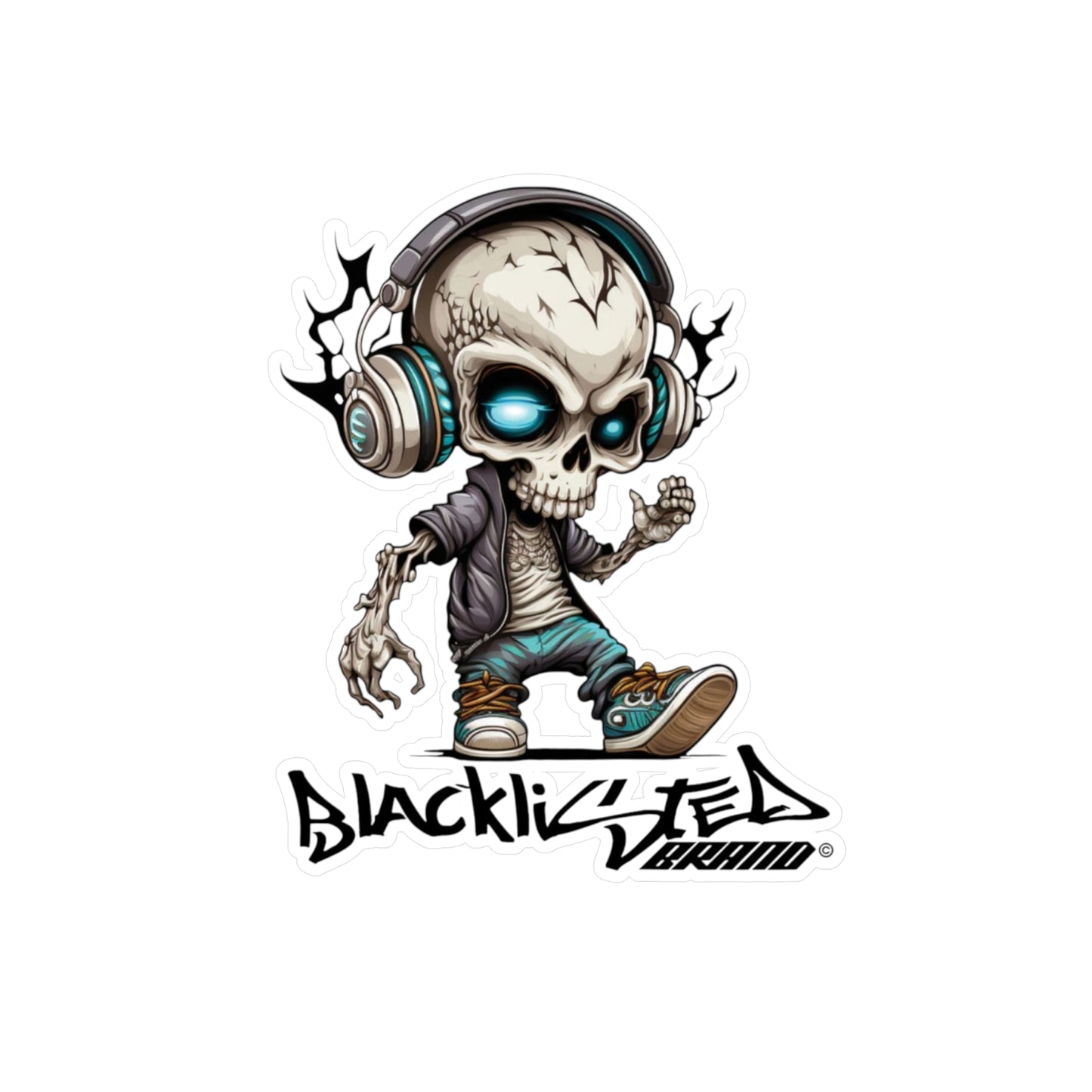BL Logo Street Bones Vinyl Decal