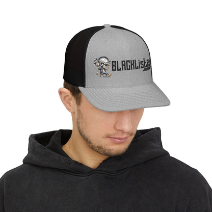 BL Logo Street Bones Embroidered Snapback Trucker Cap