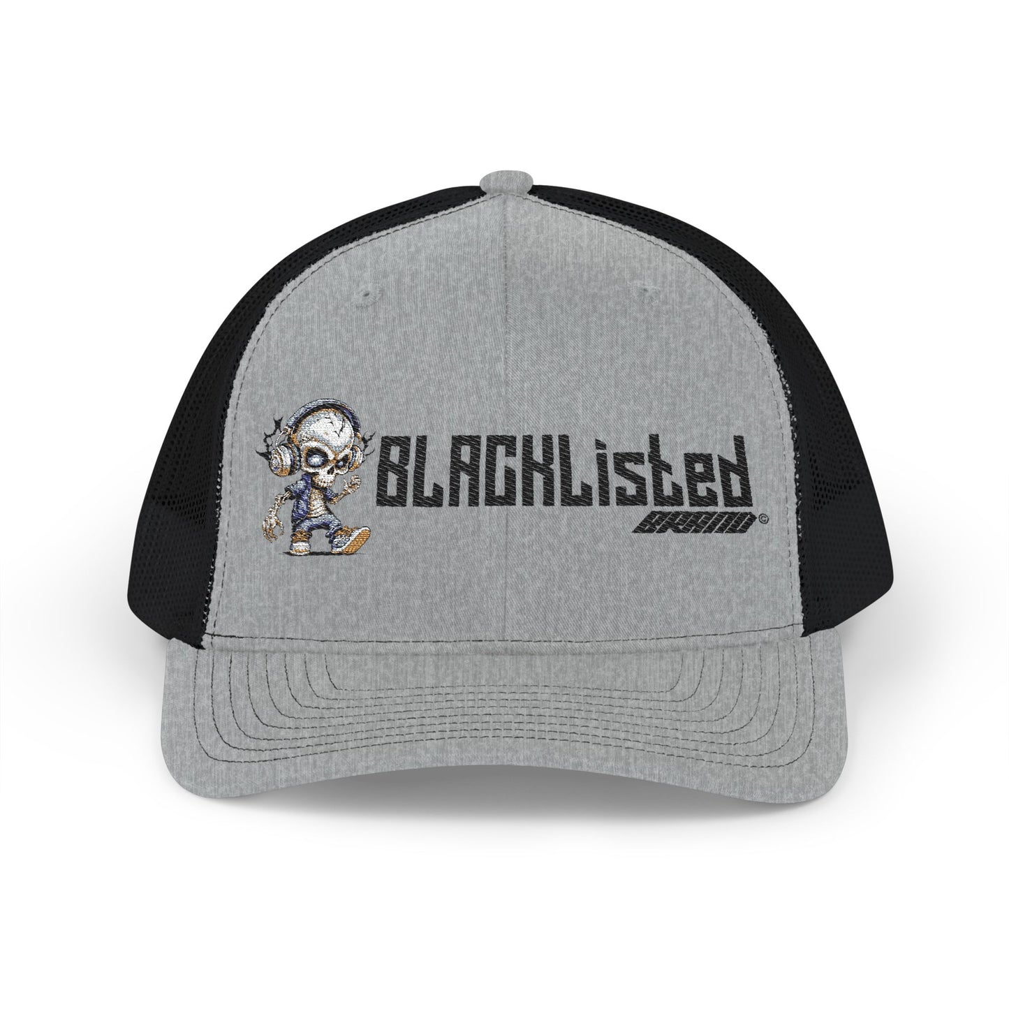 BL Logo Street Bones Embroidered Snapback Trucker Cap
