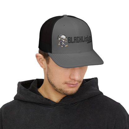 BL Logo Street Bones Embroidered Snapback Trucker Cap