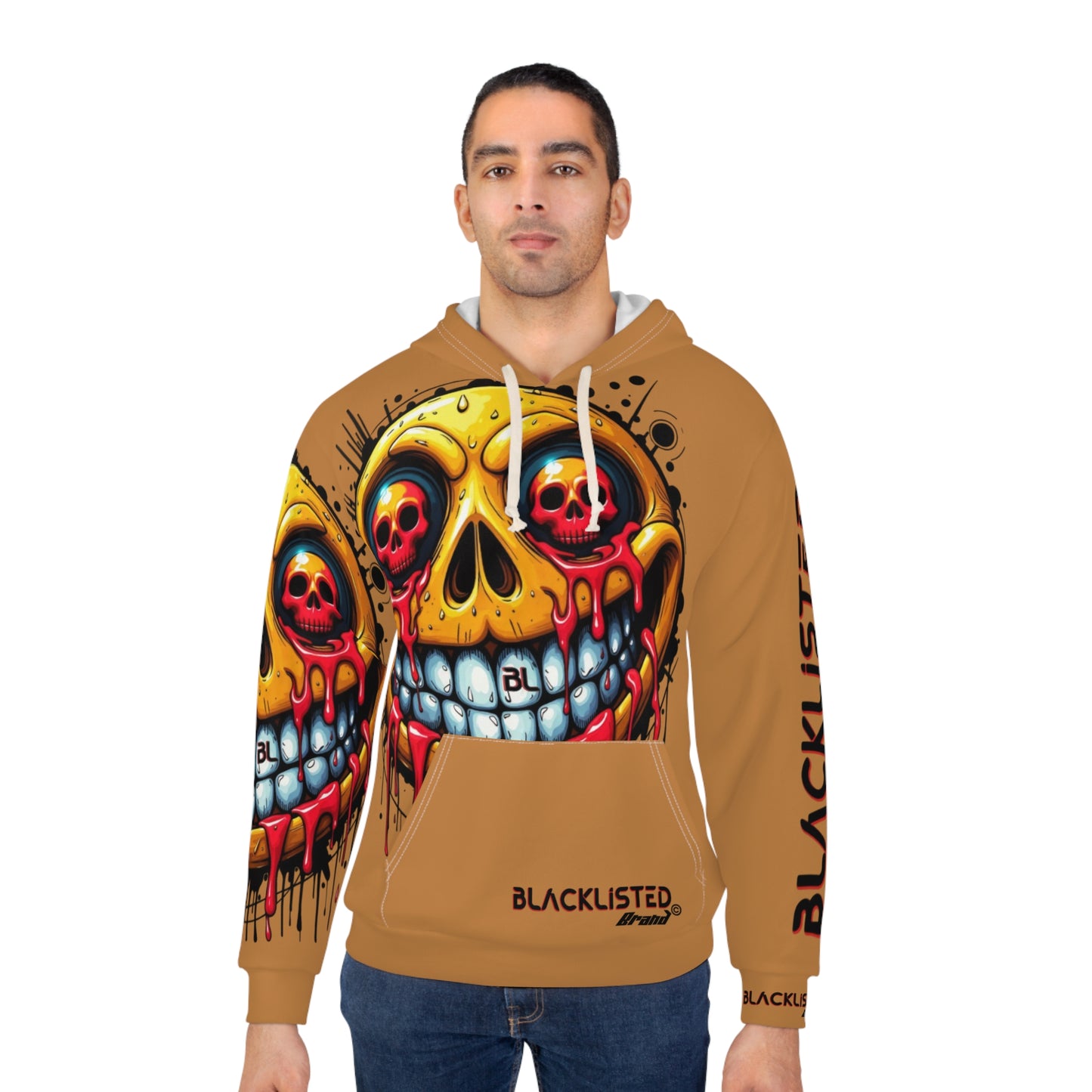 BL Skull Smiley Face Hoodie