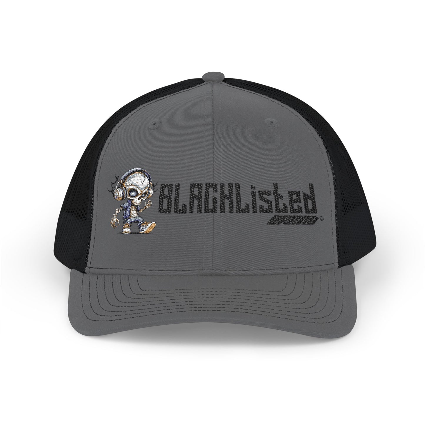 BL Logo Street Bones Embroidered Snapback Trucker Cap