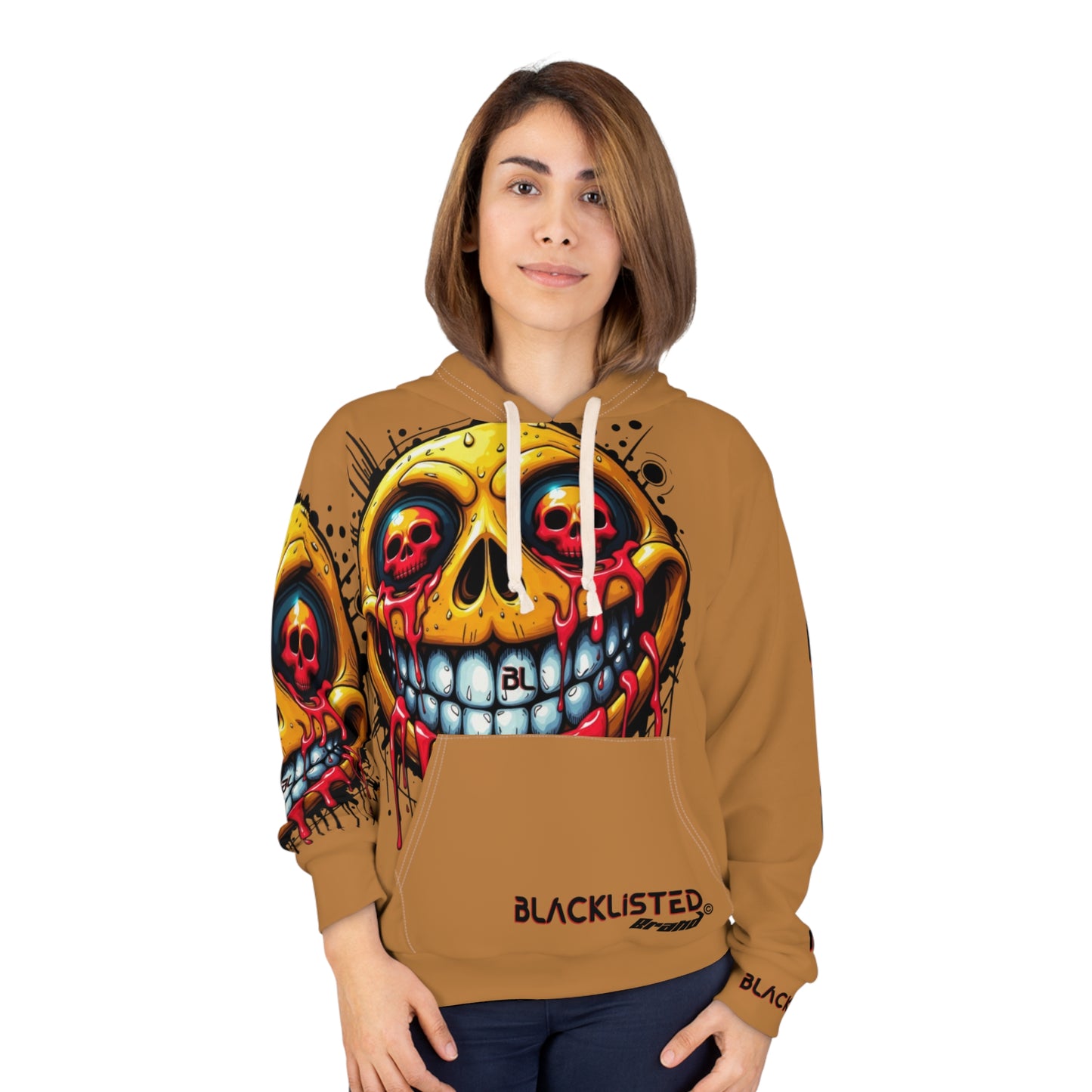 BL Skull Smiley Face Hoodie