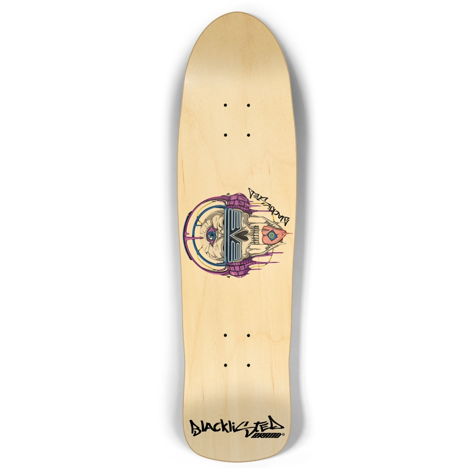 BL Acid Trip Skull Skateboard Deck