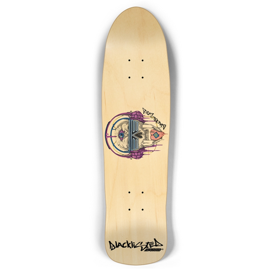 BL Acid Trip Skull Skateboard Deck