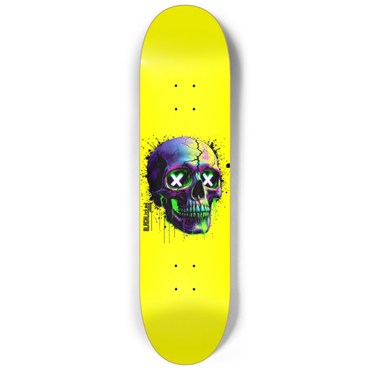 BL Psycho Skull Skateboard Deck