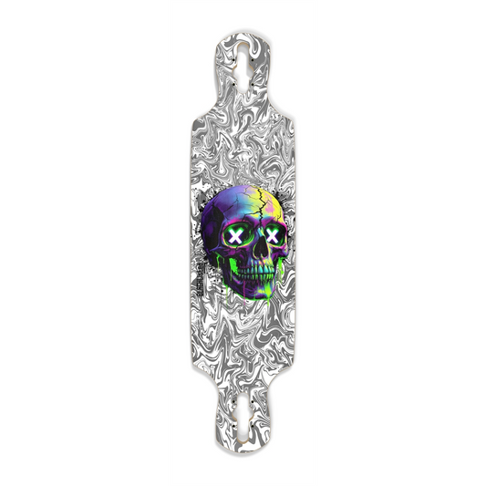 BL Psycho Skull Longboard  Skateboard Deck