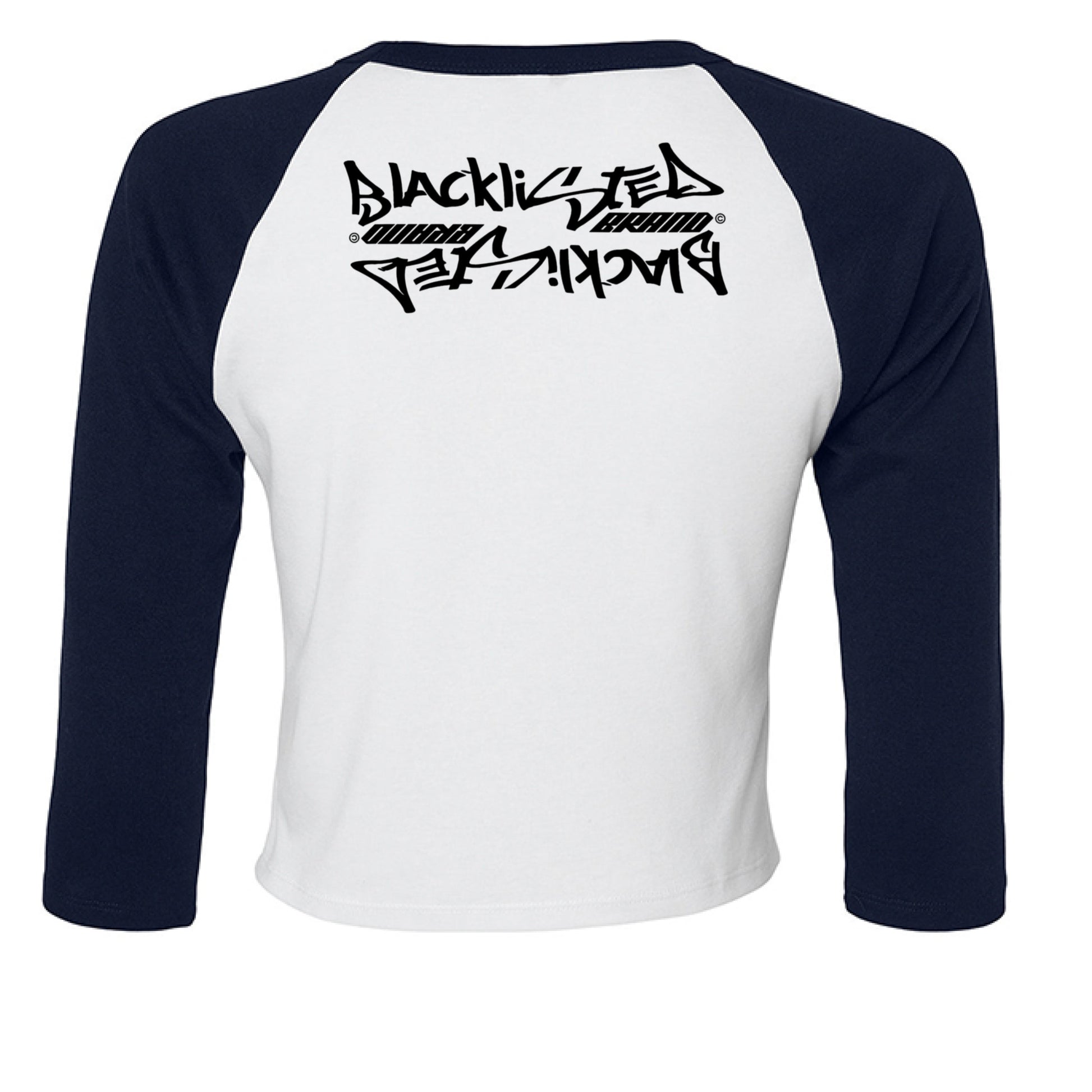 WHITE/ NAVY - BACK