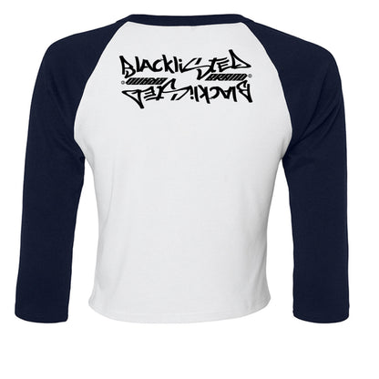 WHITE/ NAVY - BACK